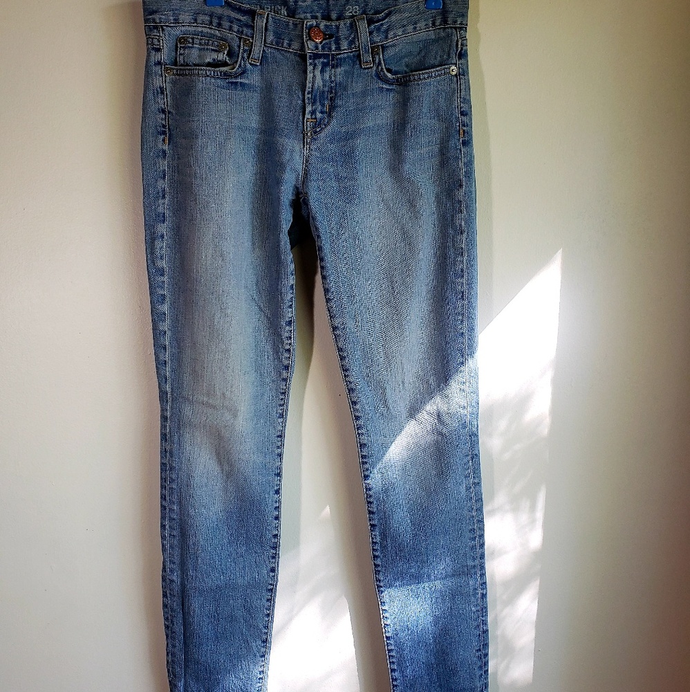 J. Crew blue jeans